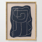 Abstract line art Figure Serving Tray Gallery Image 1