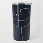 Abstract line art Figure Travel Mug Gallery Image 1