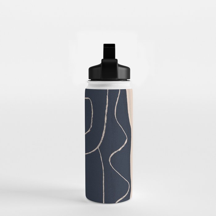 Abstract line art Figure Water Bottle Gallery Image 2