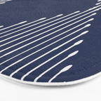 Geo (Navy) Bath Mat Gallery Image 3