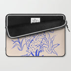 Cheetah Crush lines (cobalt) Laptop Sleeve Gallery Image 2
