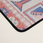 Marine Green Spiral Star Kazak Handmade Persian Rug Desk Mat Gallery Image 4