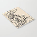 Minimal Floral Jellyfishes 1 Notebook Gallery Image 2