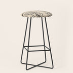 Minimal Floral Jellyfishes 1 Stool Gallery Image 1