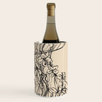 Minimal Floral Jellyfishes 1 Wine Chiller Gallery Image 3