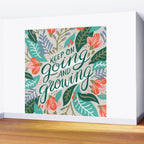 "Keep on Going and Growing" inspired by Eliza Blank, The Sill Wall Mural Gallery Image 2