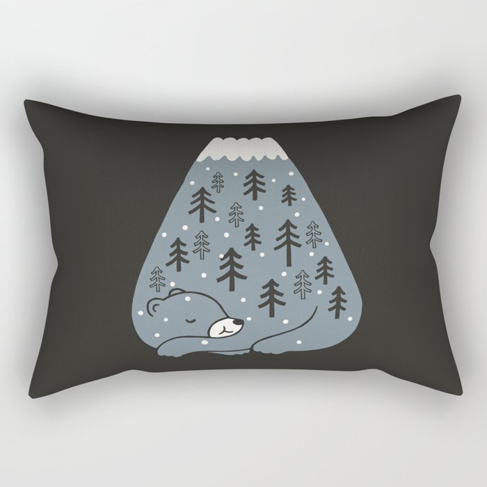 Season to Sleep Rectangular Pillow Gallery Image 1