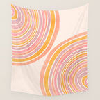 Double Rainbow Drawing Wall Tapestry Gallery Image 4