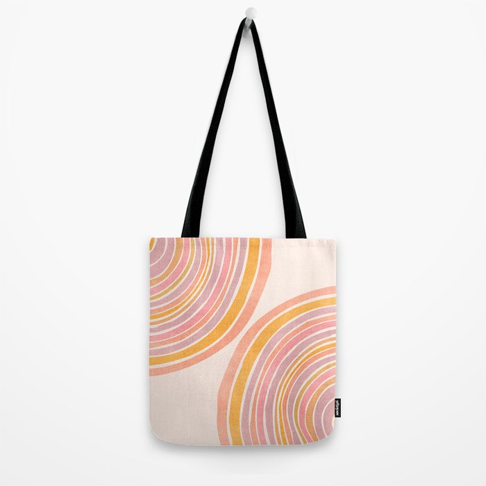 Double Rainbow Drawing Tote Bag Gallery Image 2