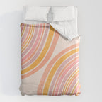 Double Rainbow Drawing Duvet Cover Gallery Image 6