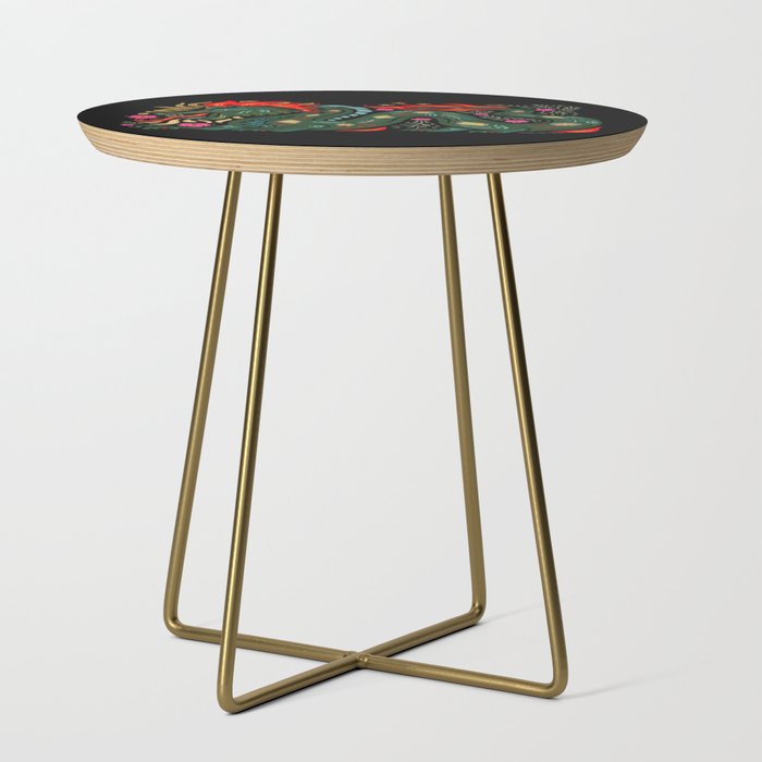 Dragon - Red, Black, Green Side Table Gallery Image 1