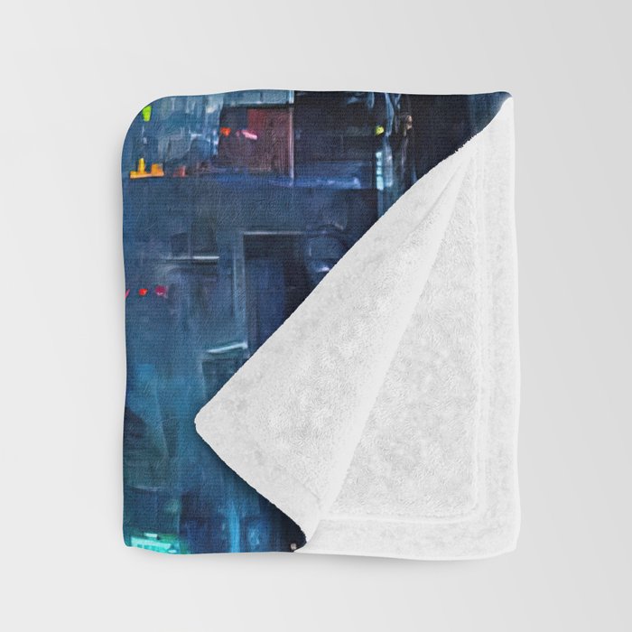 Streets of Neo-Tokyo Throw Blanket Gallery Image 3