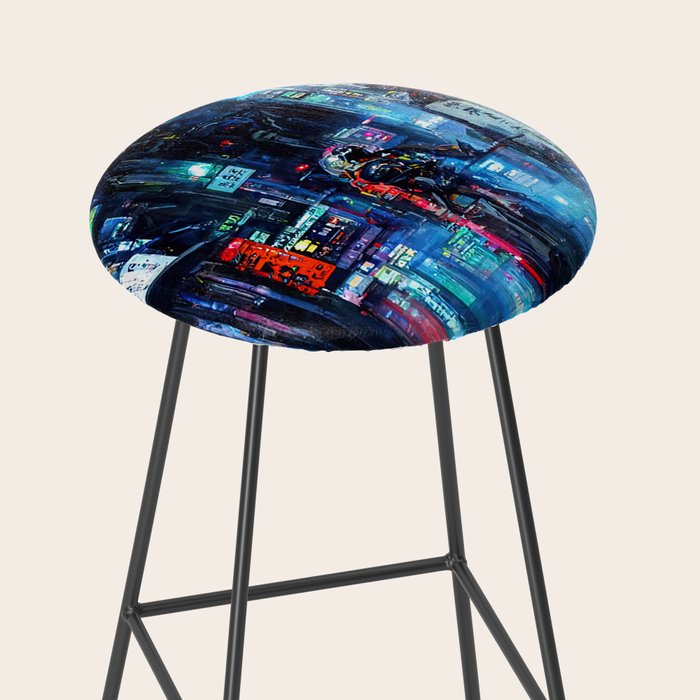 Streets of Neo-Tokyo Stool Gallery Image 2