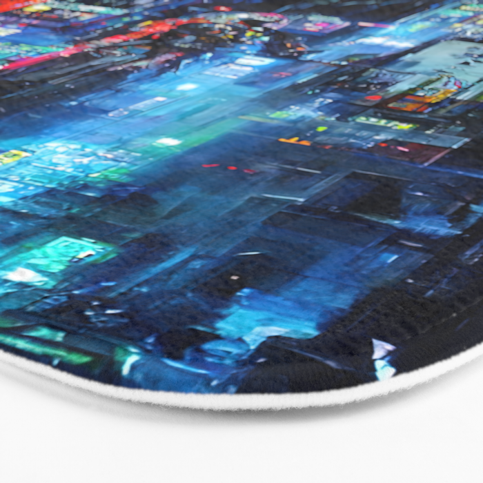 Streets of Neo-Tokyo Bath Mat Gallery Image 3