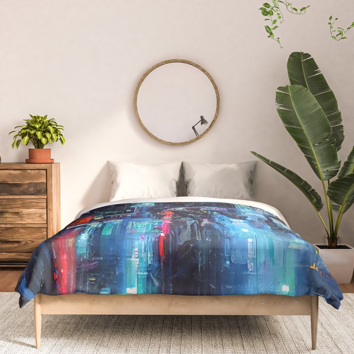 Streets of Neo-Tokyo Comforter Gallery Image 3