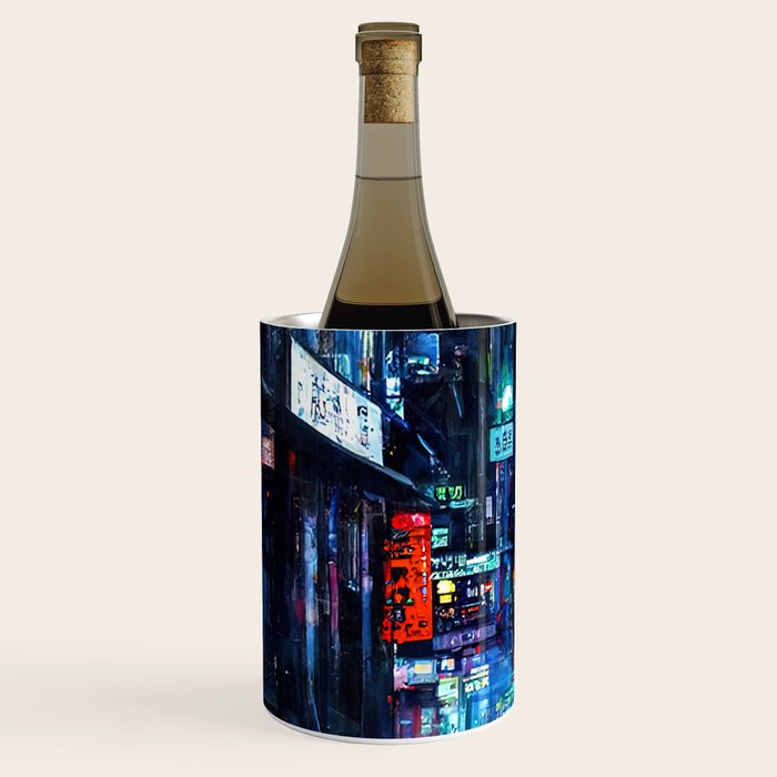 Streets of Neo-Tokyo Wine Chiller Gallery Image 2