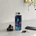 Streets of Neo-Tokyo Water Bottle Gallery Image 4