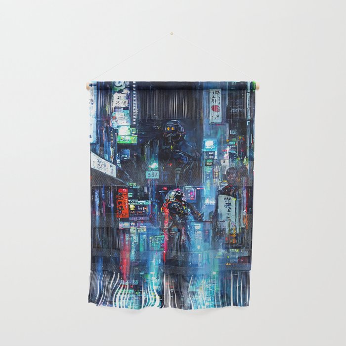 Streets of Neo-Tokyo Wall Hanging Gallery Image 1