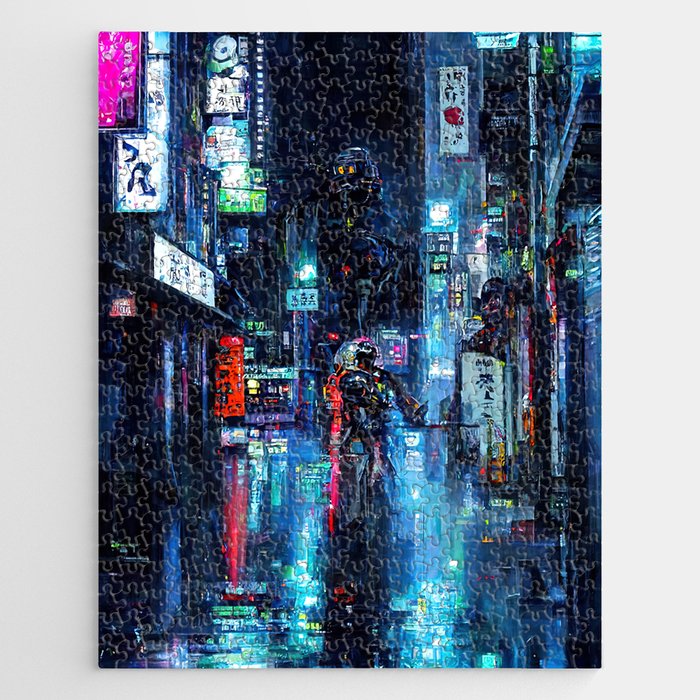 Streets of Neo-Tokyo Jigsaw Puzzle Gallery Image 1