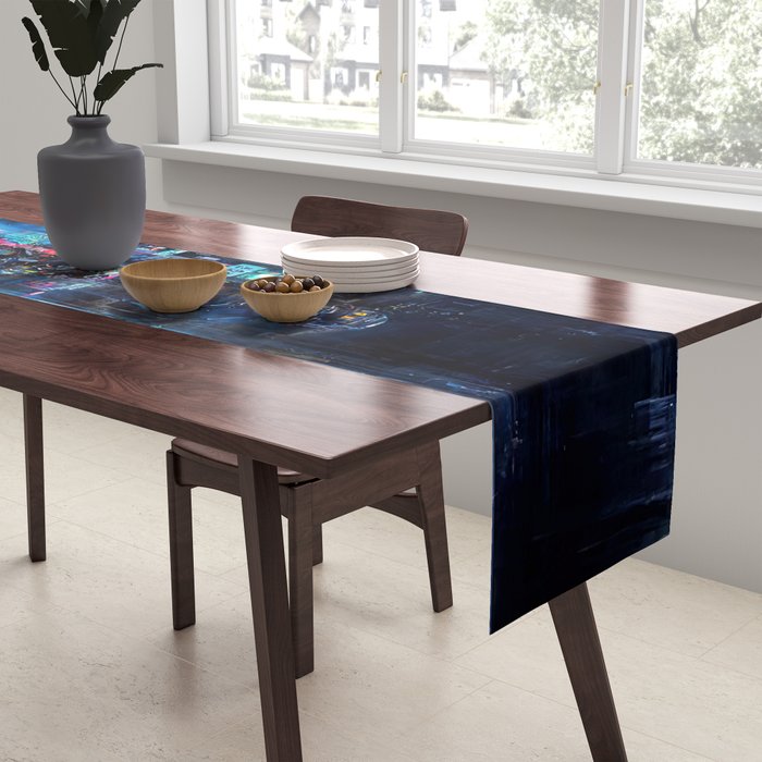 Streets of Neo-Tokyo Table Runner Gallery Image 2