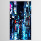 Streets of Neo-Tokyo Tablecloth Gallery Image 2