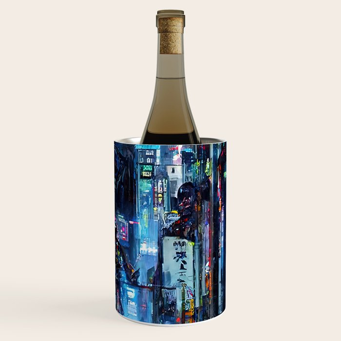 Streets of Neo-Tokyo Wine Chiller Gallery Image 3
