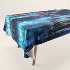Streets of Neo-Tokyo Tablecloth Gallery Image 1
