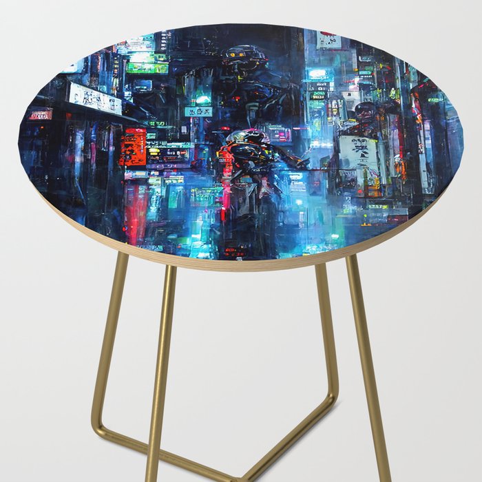 Streets of Neo-Tokyo Side Table Gallery Image 2