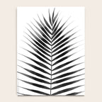 Palm Leaf Watercolor | Black and White Notebook Gallery Image 4