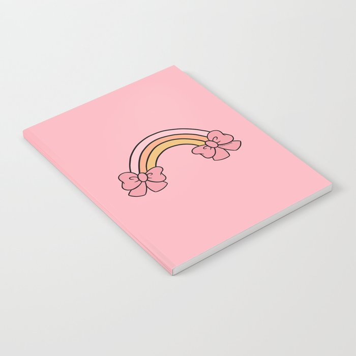 Bow Rainbow in Pink Notebook Gallery Image 2