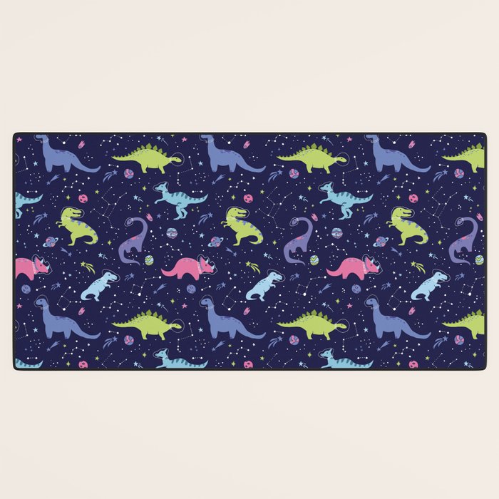 Dinosaurs in Space Desk Mat Gallery Image 3