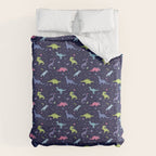 Dinosaurs in Space Duvet Cover Gallery Image 6
