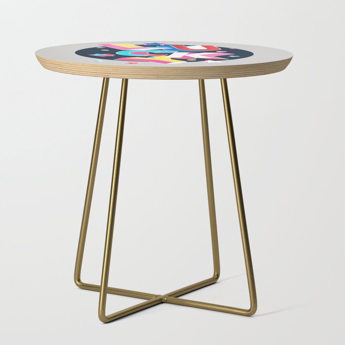 LUCKY Typography Side Table Gallery Image 1