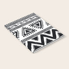 Tribal black and white Notebook Gallery Image 2