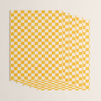 CHECKER - 001 - Goldenrod Wrapping Paper Gallery Image 3