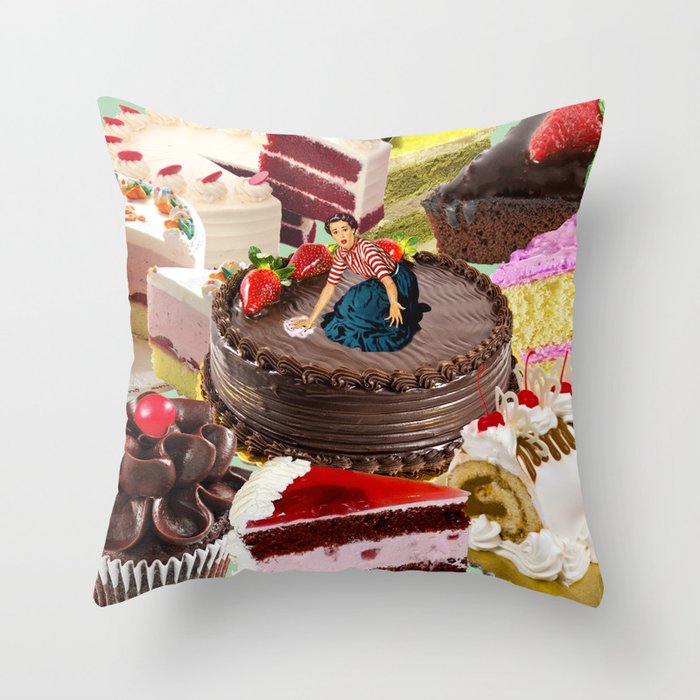 The Cake Factory Throw Pillow Gallery Image 1