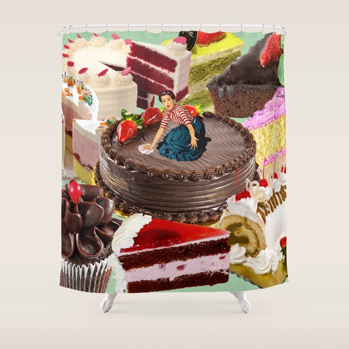 The Cake Factory Shower Curtain Gallery Image 1