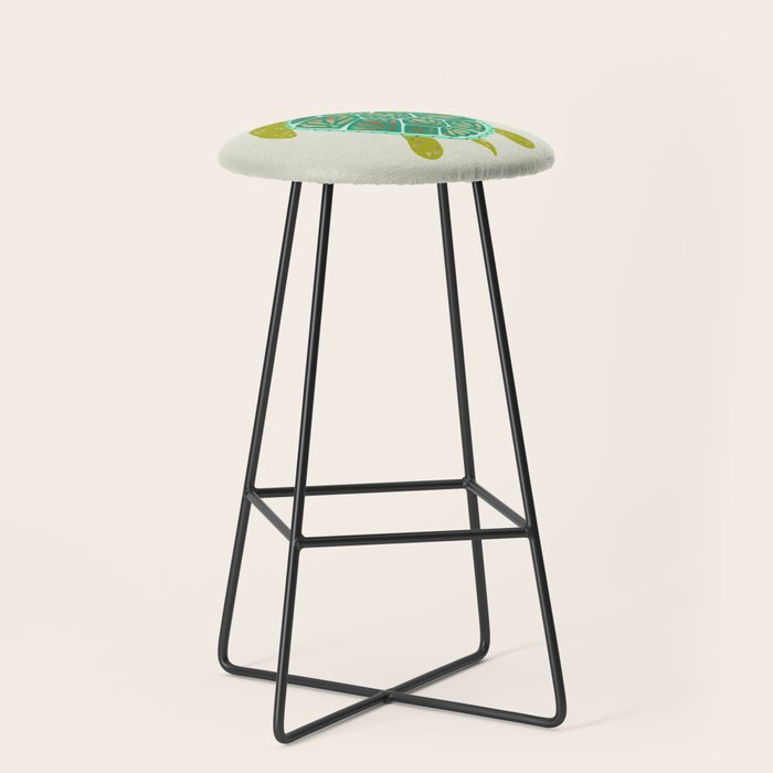 Green Sea Turtle Stool Gallery Image 1