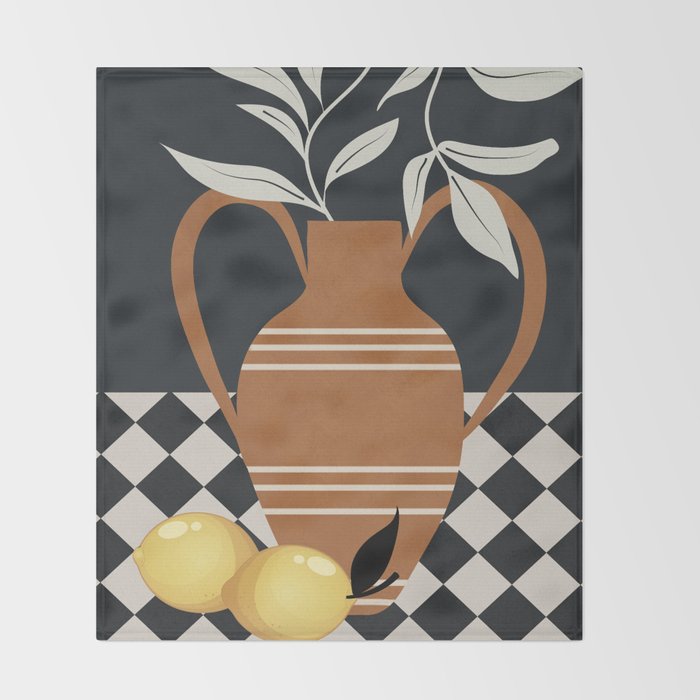 Still Life in Balance 1 Throw Blanket Gallery Image 2