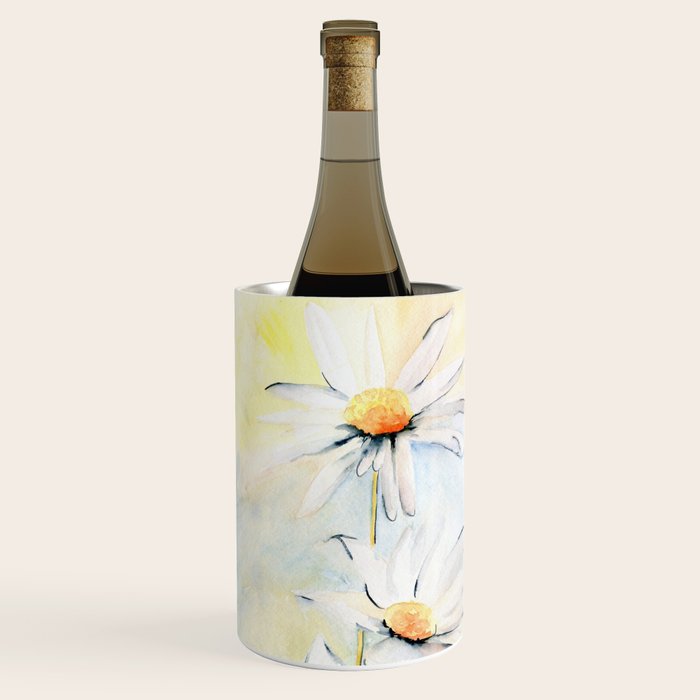 White Daisies Wine Chiller Gallery Image 1