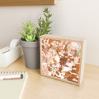 Elian - rust, orange, paint, abstract, boho, painting, clay, terracotta Mini Art Print Gallery Image 2