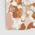 Elian - rust, orange, paint, abstract, boho, painting, clay, terracotta Poster Gallery Image 3