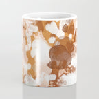 Elian - rust, orange, paint, abstract, boho, painting, clay, terracotta Coffee Mug Gallery Image 4