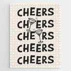 Cheers. Cocktails and Drinks in Black and White Jigsaw Puzzle Gallery Image 1