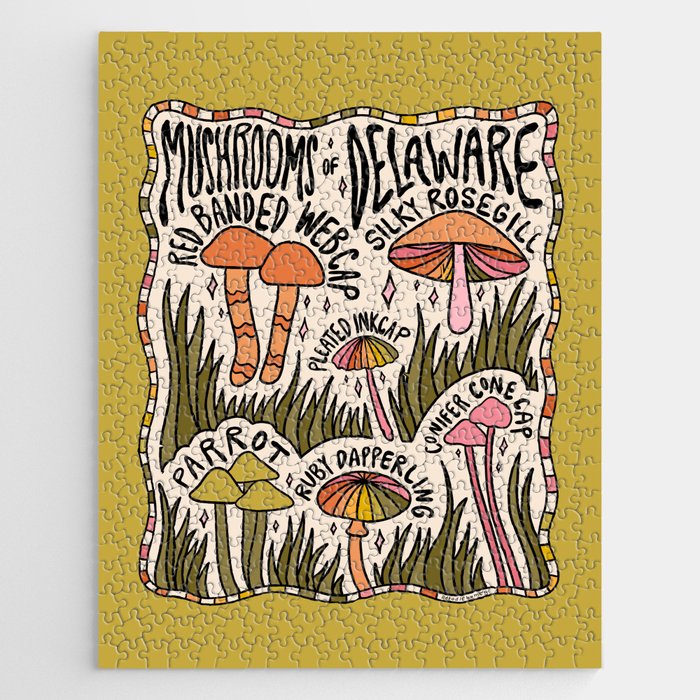Mushrooms of Delaware Jigsaw Puzzle Gallery Image 1