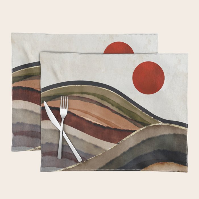 Fall Abstract Placemat Gallery Image 1