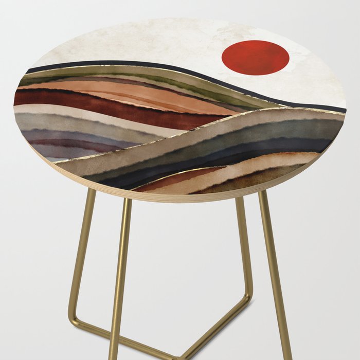 Fall Abstract Side Table Gallery Image 2