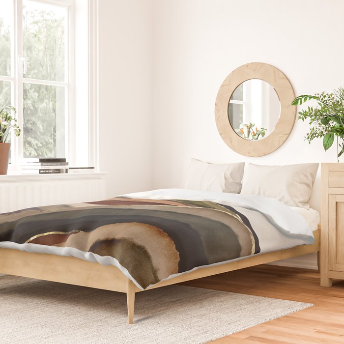 Fall Abstract Duvet Cover Gallery Image 2