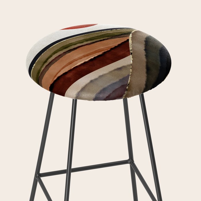 Fall Abstract Stool Gallery Image 2