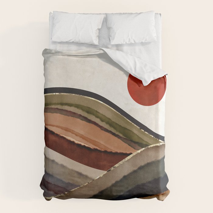 Fall Abstract Duvet Cover Gallery Image 1